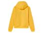 Un sweat à capuche jaune.