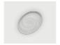 Image minimaliste d'un bol ovale vide avec un motif tourbillonnant, texte 'Asian Noodles'.
