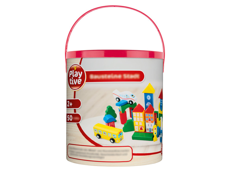 Aller en mode plein écran : Playtive Baril de jouets en bois - Image 7