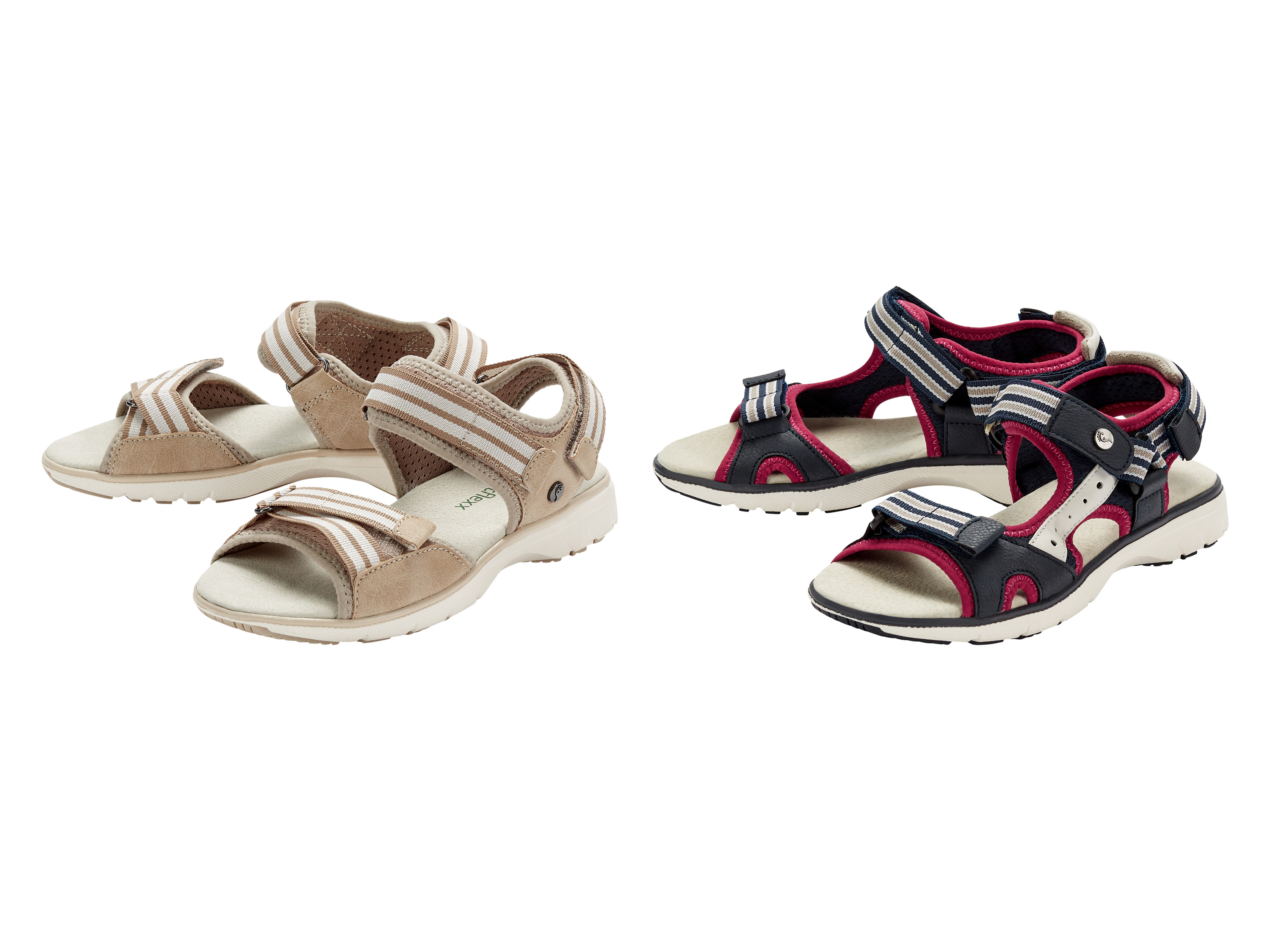 sandales velcro femme