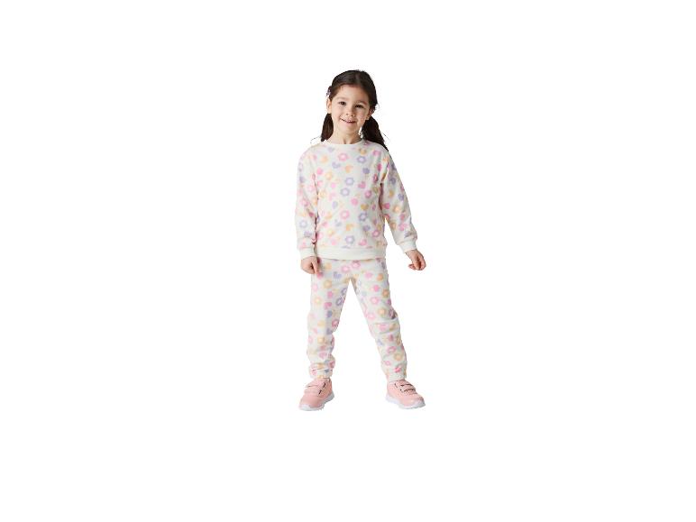 Ensemble de pyjama pour enfant avec motifs de fleurs et de cœurs