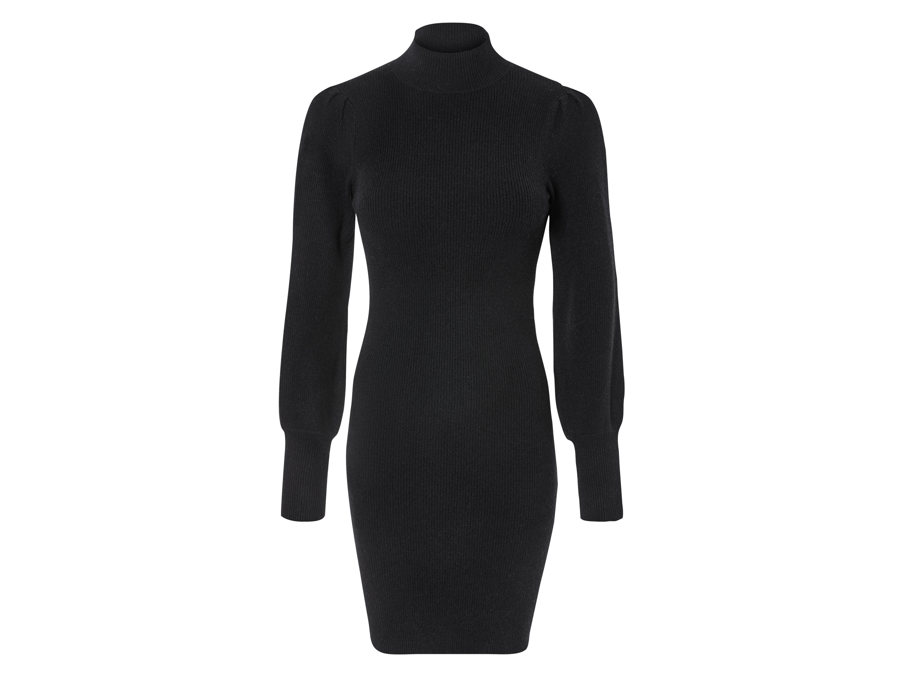 esmara® Robe pull en tricot femme (noir, S(34/36))