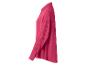 Chemise femme fuchsia à manches longues avec texture froissée