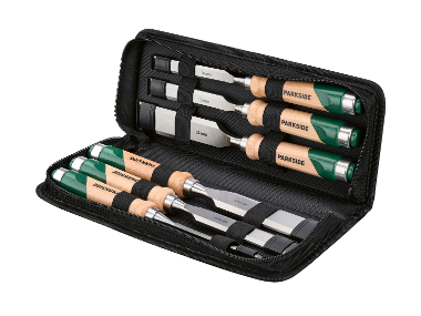 PARKSIDE® Set de ciseaux à bois, 6 pièces