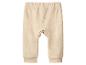 Pantalon de survêtement bébé mélangé beige avec taille élastique