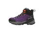 Chaussures de randonnée en cuir CRIVIT pour femme en violet et noir.