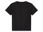 T-shirt noir à manches courtes.