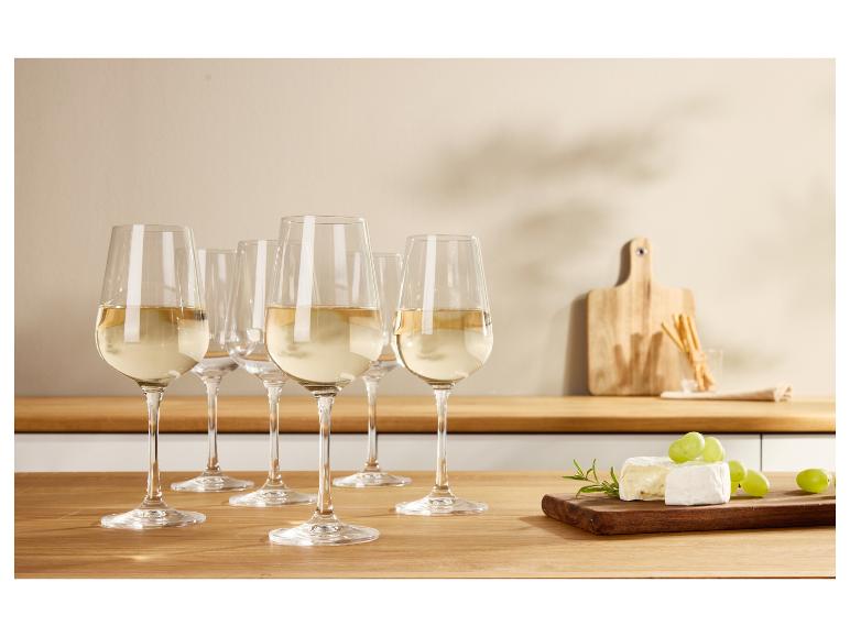 Lot de 6 verres en cristal
