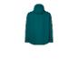 Une veste verte à capuche