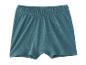 Caleçon boxer en coton sarcelle pour garçon avec taille élastique.