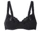 Soutien-gorge noir en dentelle avec bretelles réglables