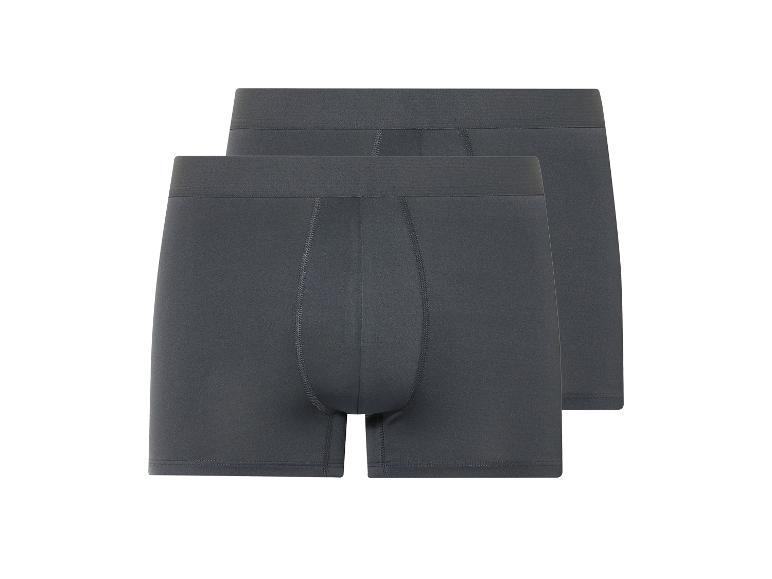 Deux boxers gris foncé.