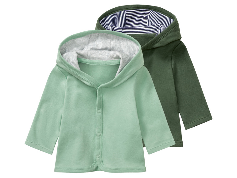 Aller en mode plein écran : lupilu® Lot de 2 vestes à capuche bébé - Image 7