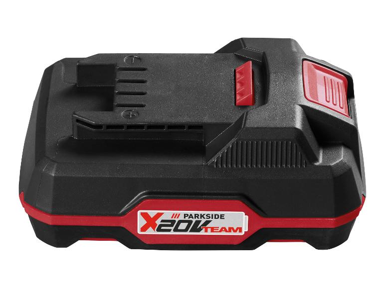 Batterie Parkside X 20V Team noire et rouge