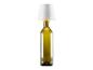 Lampe originale : bouteille de vin et abat-jour blanc.