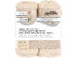 Deux écheveaux de laine à chaussettes crème 6 brins avec instructions de tricot pour chaussettes chaudes et douces.