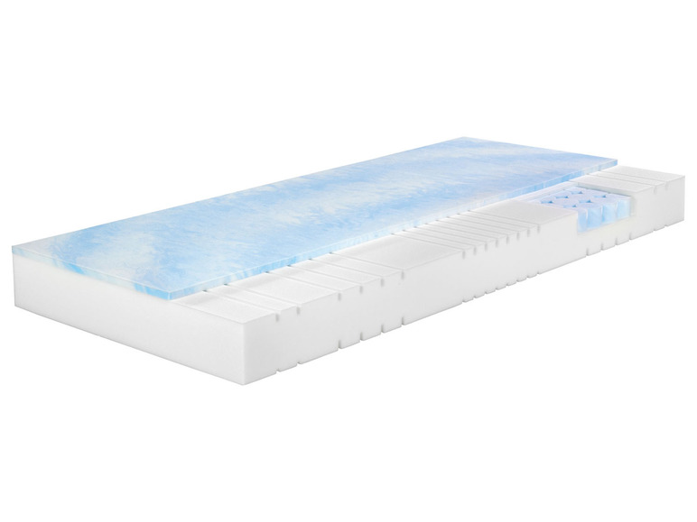 Aller en mode plein écran : LIVARNO home Matelas réversible en mousse confort, 7 zones, H2/H3, 140 x 200 cm - Image 2