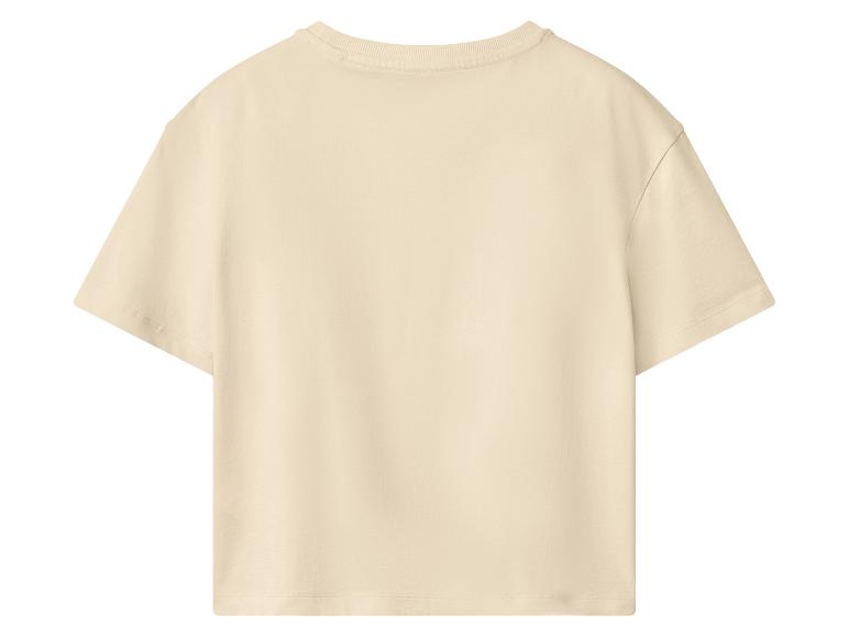 T-shirt beige uni, dos