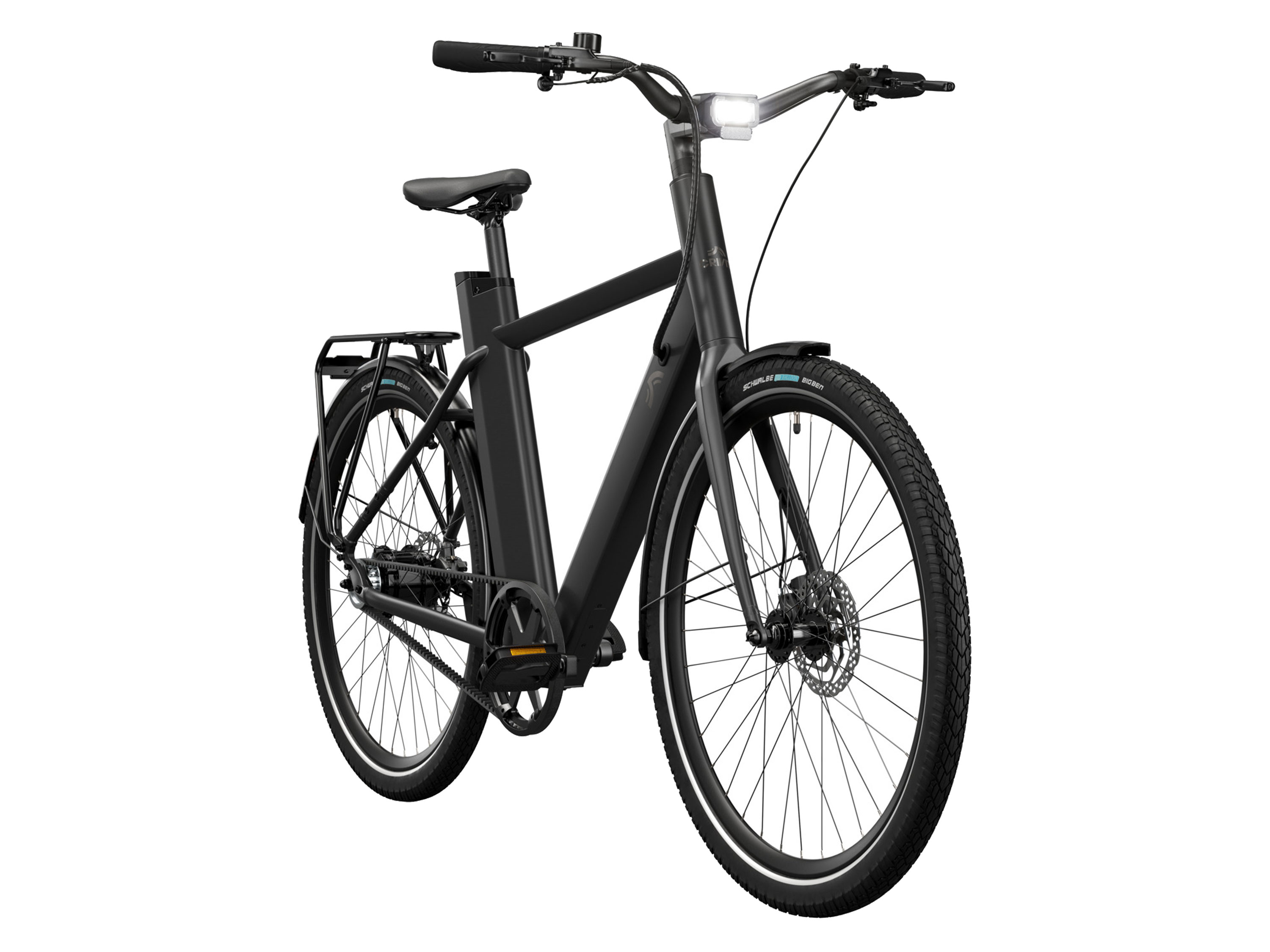 CRIVIT Vélo Électrique Urbain à Courroie Belt Drive X.3 (noir)
