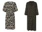 Deux robes pour femmes à imprimé animal.