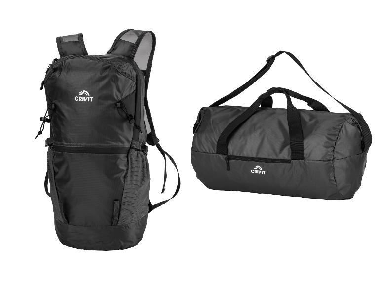 Sac à dos et sac de sport Crivit noirs.
