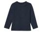 T-shirt bleu marine à manches longues pour enfant.