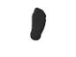 Chaussette courte noire sur fond blanc