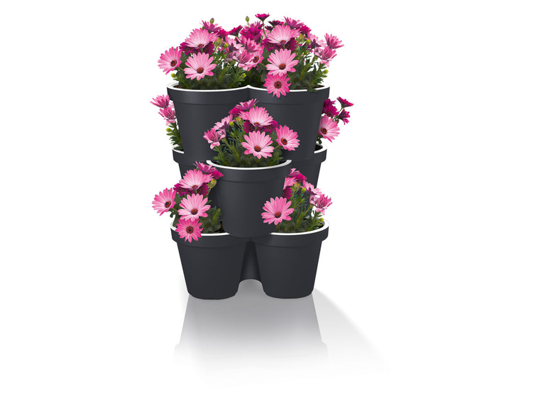 Aller en mode plein écran : PARKSIDE® Pot à plantes, plastique, 3 pièces, empilable - Image 7