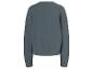 Un pull vert à manches longues.