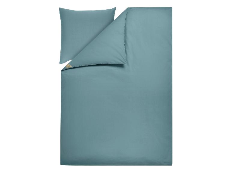 Parure de lit bleu-vert avec taie d'oreiller et housse de couette