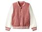 Veste de baseball rose pour enfant.