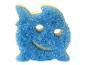 Éponge à vaisselle bleue en forme de monstre souriant