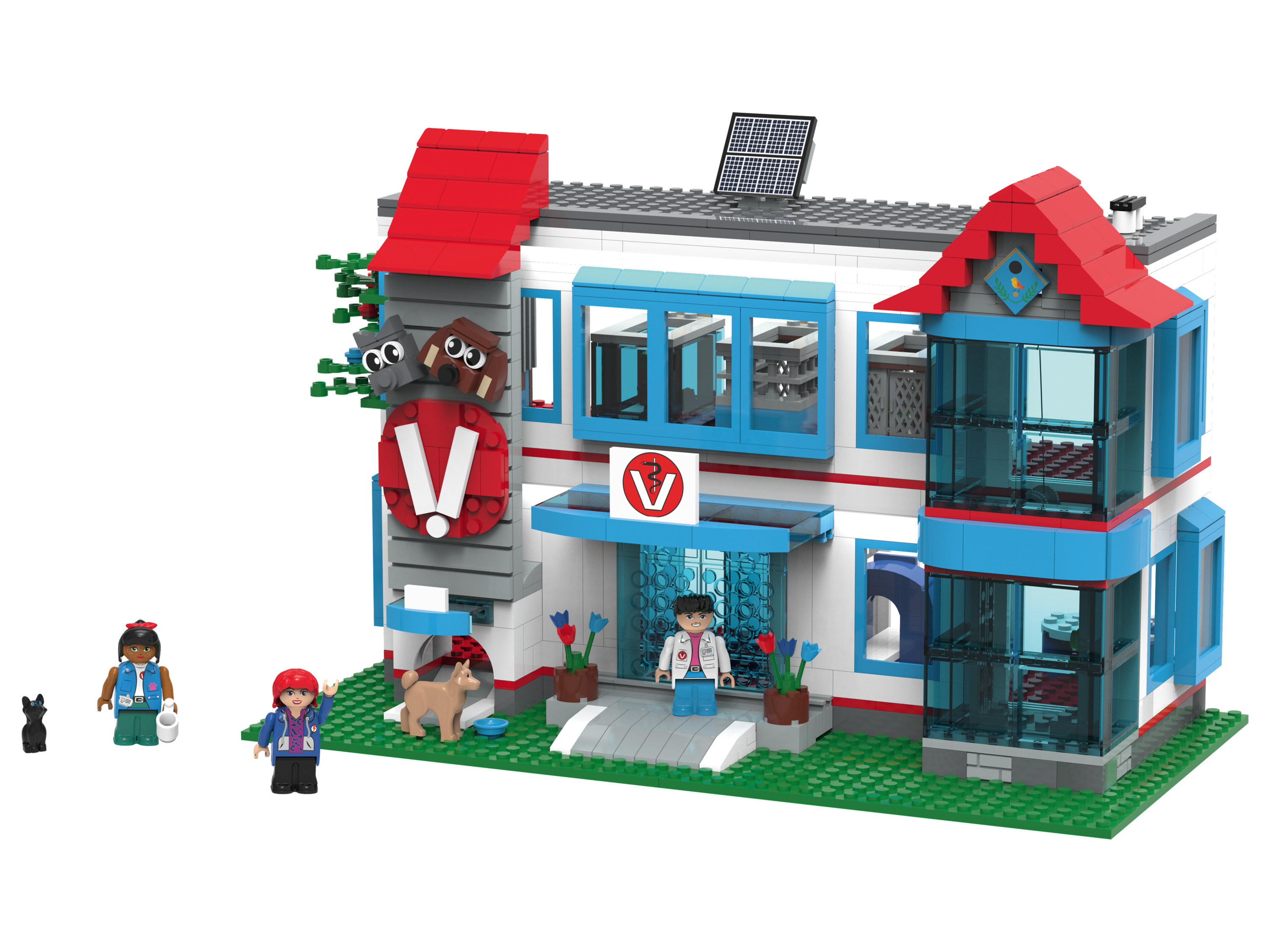 Playtive Clippys Set de construction (Clinique vétérinaire)