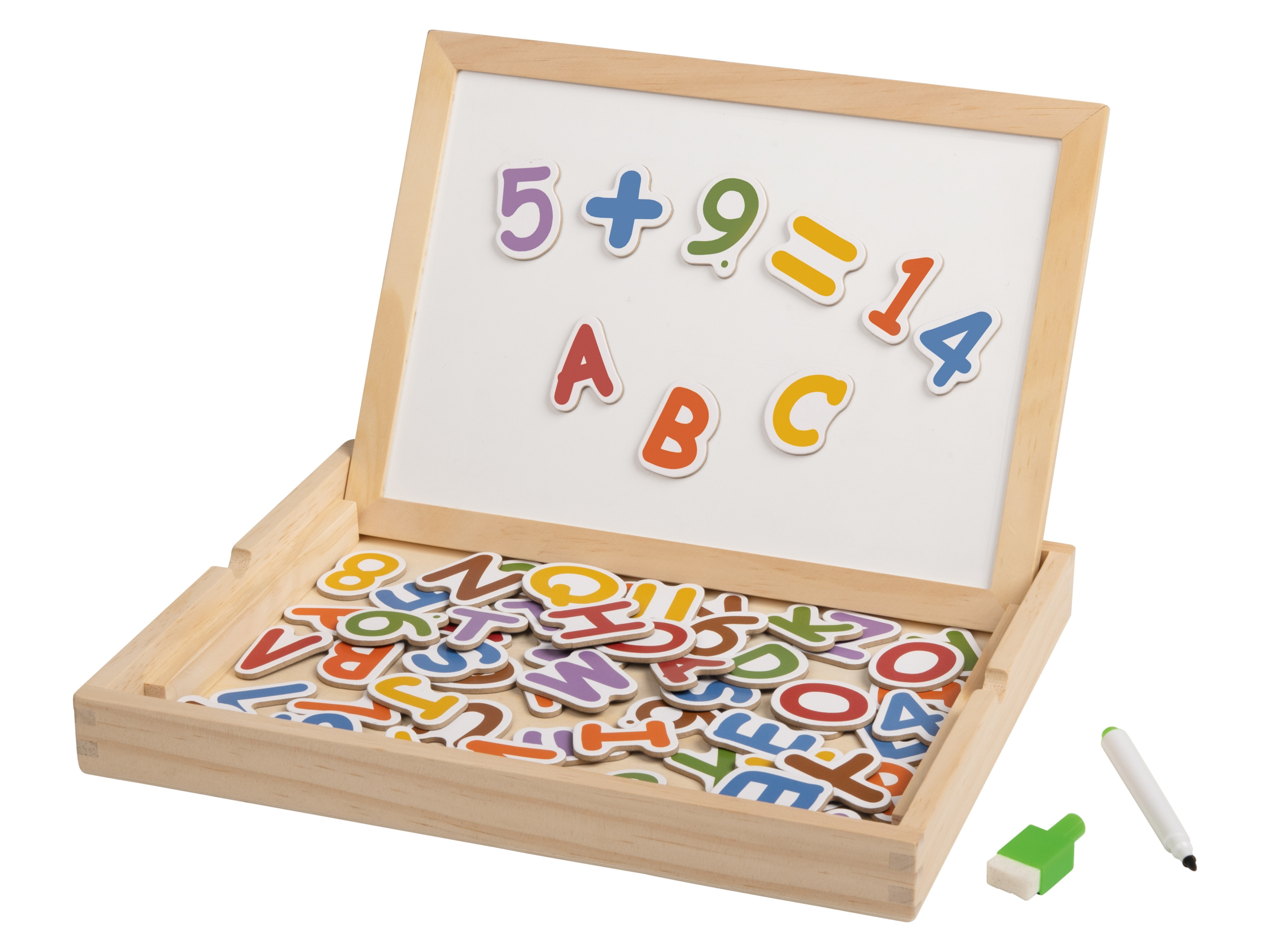 Playtive Jeu en bois (numéros de boîte magnétique)