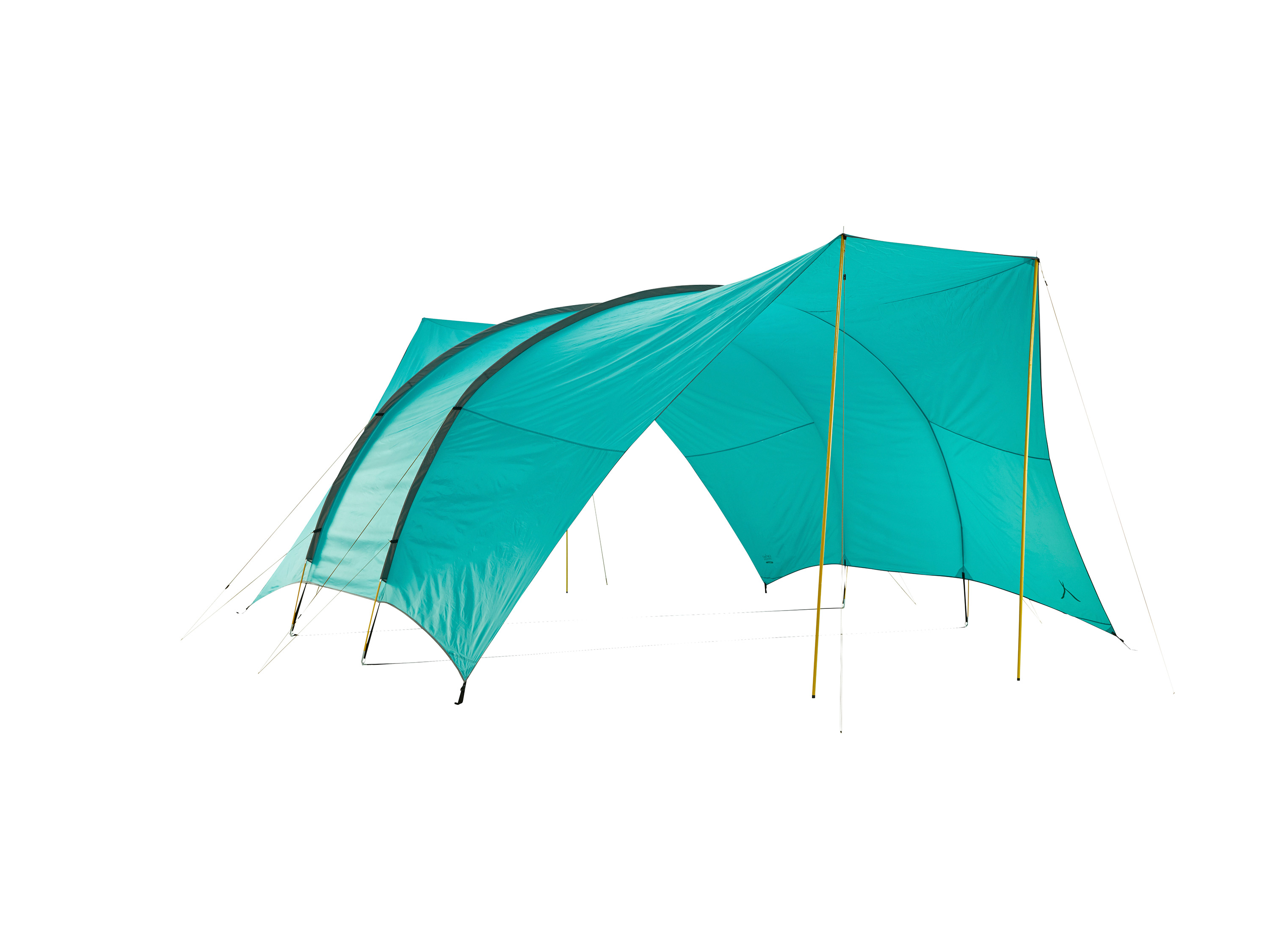 Grand Canyon Auvent « Tahuta Shelter 5 », 600 x 500 cm (Herbe bleue)
