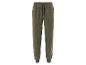 Pantalon de survêtement vert avec cordon.