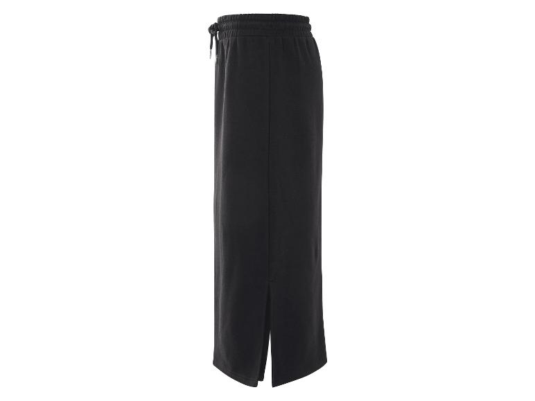 Un pantalon de survêtement noir avec un cordon.