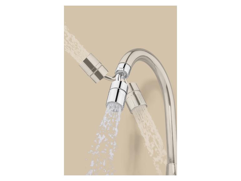 Robinet de cuisine avec trois jets d'eau différents