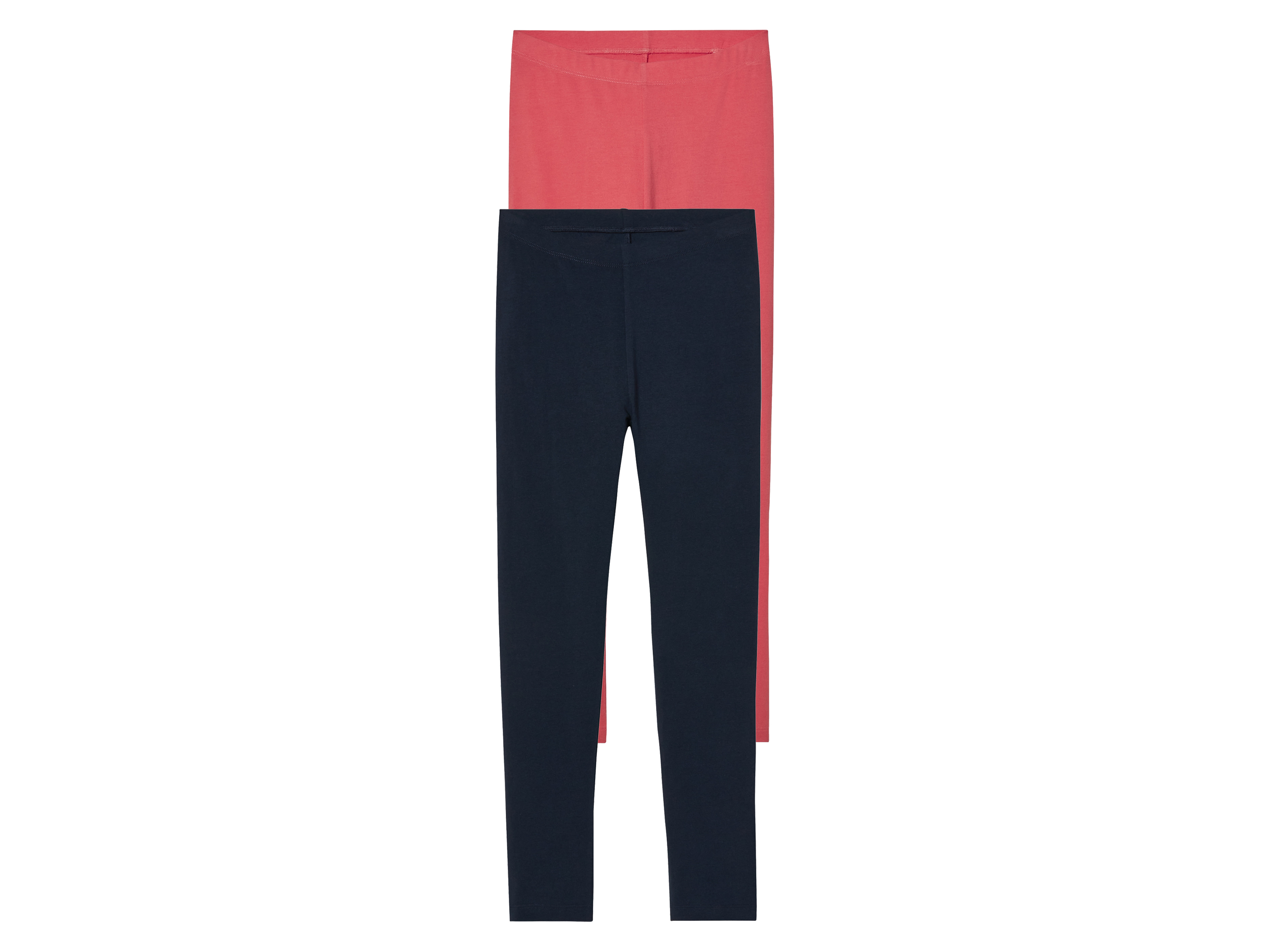 pepperts!® Lot de 2 leggings fille (marine/coral, 8-10 ans)