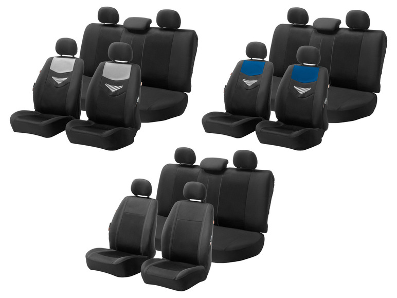 Aller en mode plein écran : ULTIMATE SPEED® Housses pour sièges auto, 14 pièces - Image 1