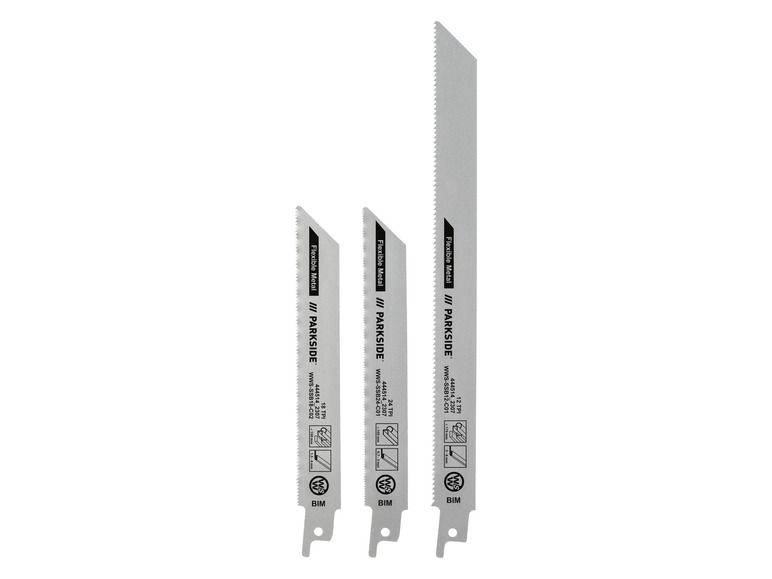 Aller en mode plein écran : Set de lame de scie sabre, 3 pièces - Image 6