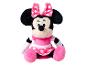 Peluche Minnie Mouse, rose et noire, à pois blancs