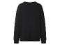 Sweat-shirt noir à manches longues, vue de dos