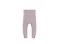 Legging côtelé rose pâle pour bébé