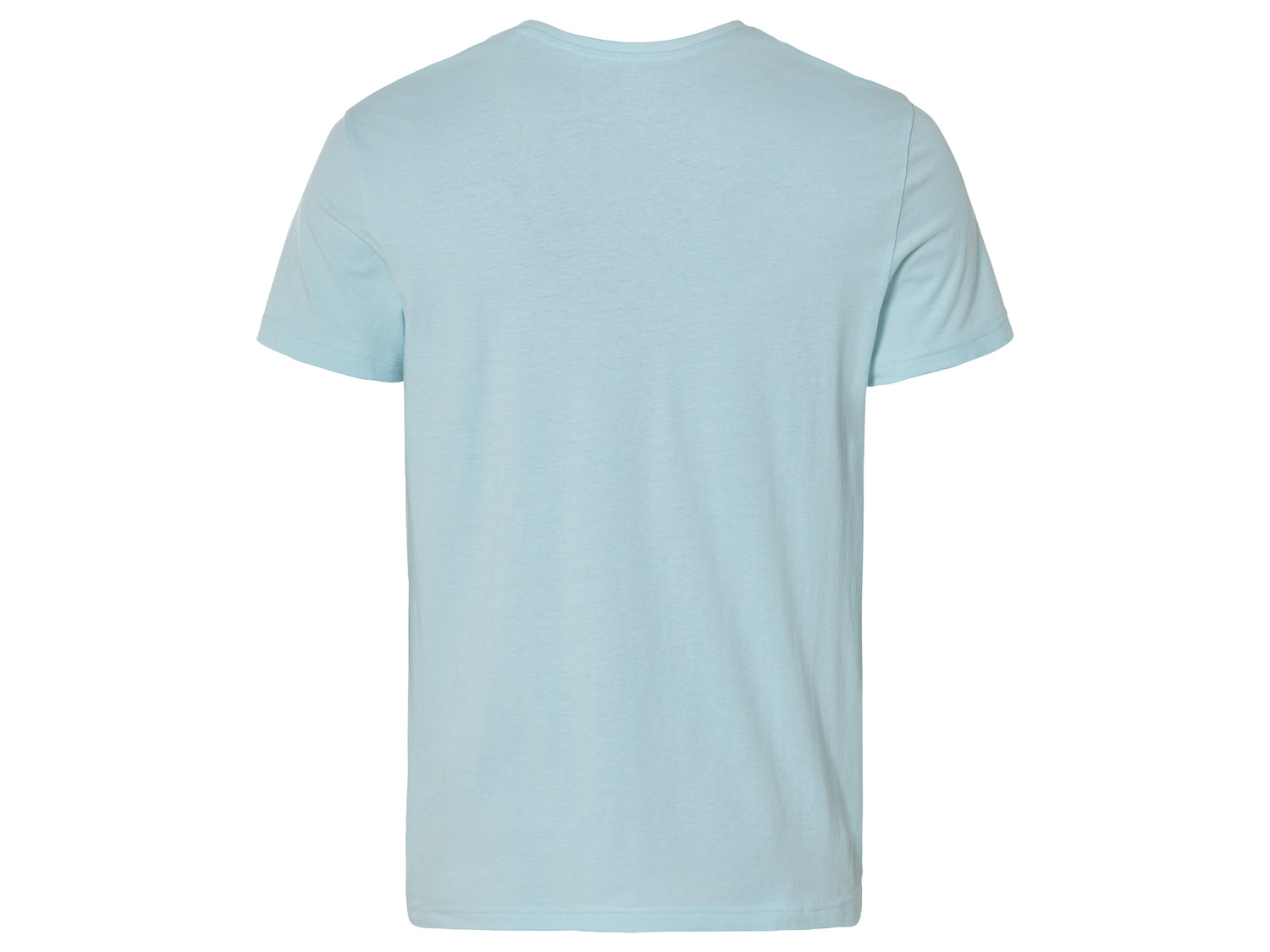 T-shirt Livergy Homme – Bleu, Coton, Manches Courtes, Col Crew, Taille M (état Bon état)