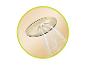 Un pommeau de douche beige Smoby arrose.