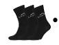 Trois paires de chaussettes noires Crivit.