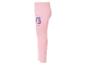 Legging rose pour enfant avec un personnage de dessin animé et de petites étoiles.