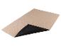 Paillasson beige avec une base en caoutchouc
