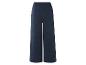 Pantalon large bleu marine, coupe ample.
